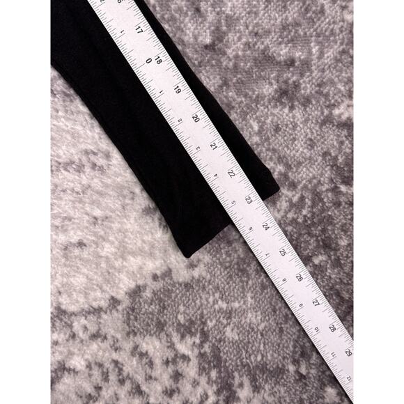 LUNYA Cardigan OS One Size Womens Black Linen Knit Open Oversize Drapey - Picture 5 of 8